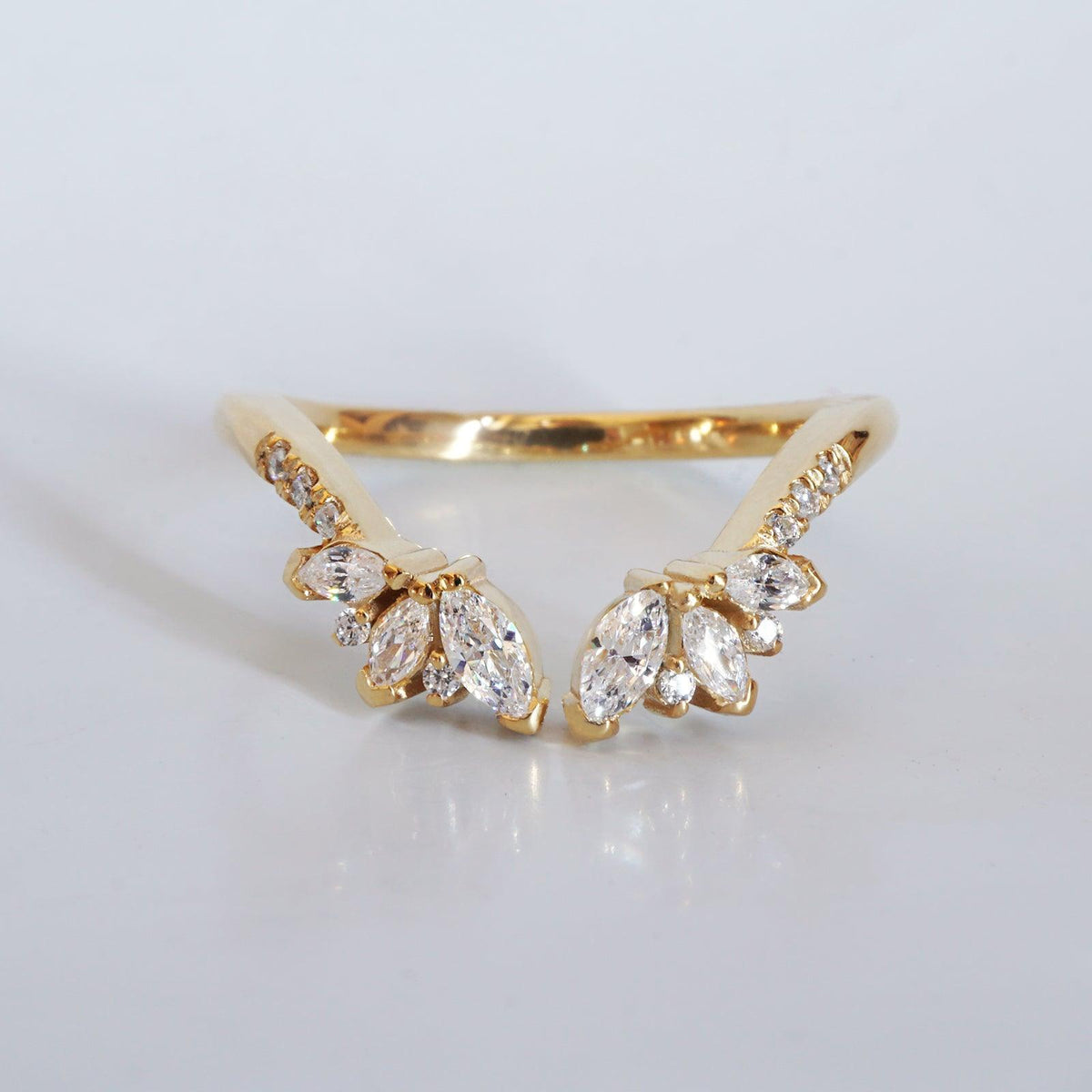 14K and 18K Divine Wing Ring - Tippy Taste Jewelry