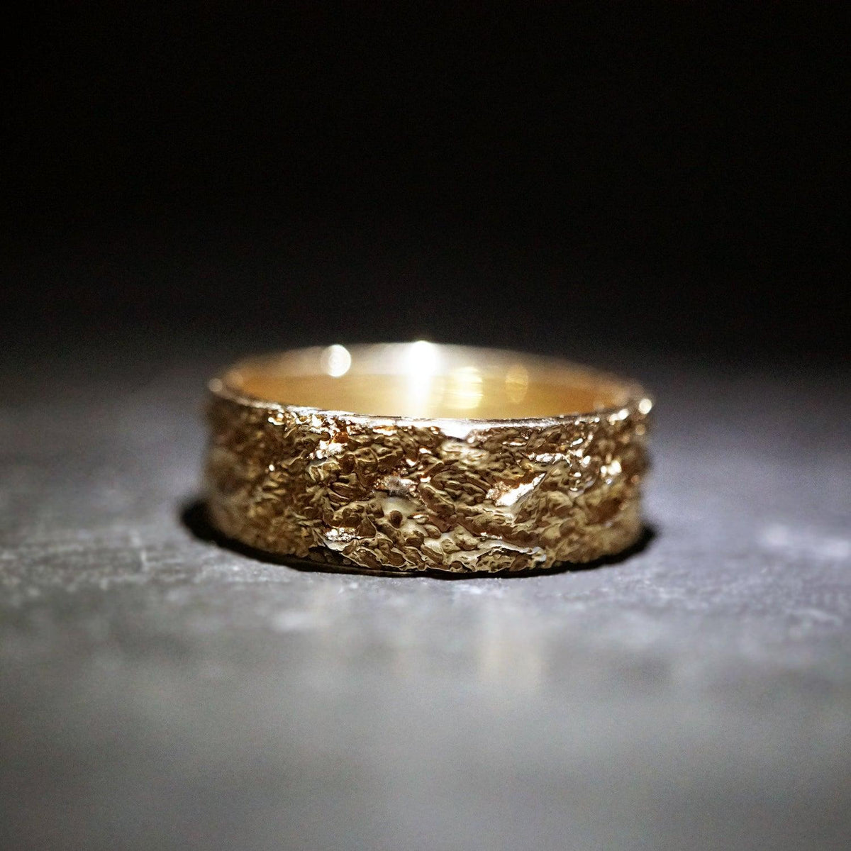 Meteoroid Ring Band, 7.2mm - Tippy Taste Jewelry