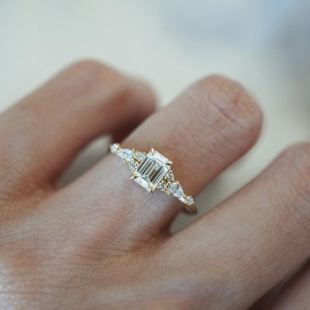 Limited Edition: 14K Champs-Élysées Diamond Ring, VS2, 0.7ct - Tippy Taste Jewelry