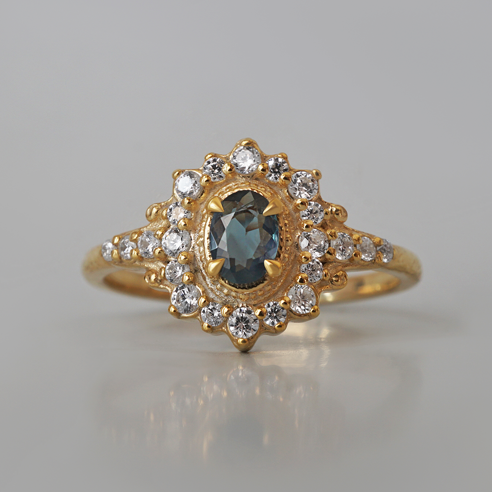 Limited Edition: Blue Hour Alexandrite Ring in 14K and 18K Gold