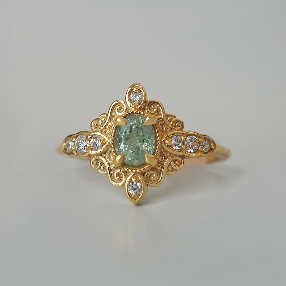 Where Daylight Sleeps Alexandrite Ring in 14K & 18K Gold