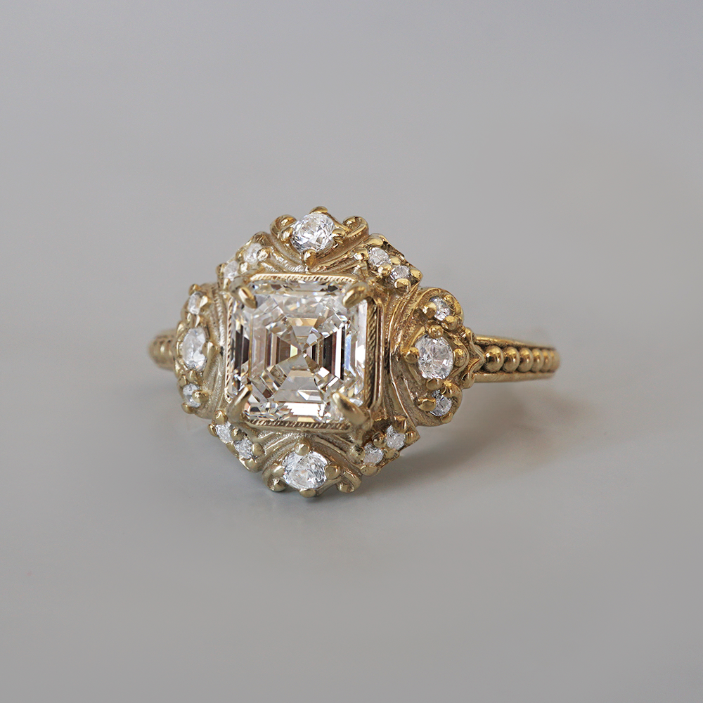 One Of A Kind: Internal Flawless Diamond Lumina Ring in 14K and 18K Gold, 1ct