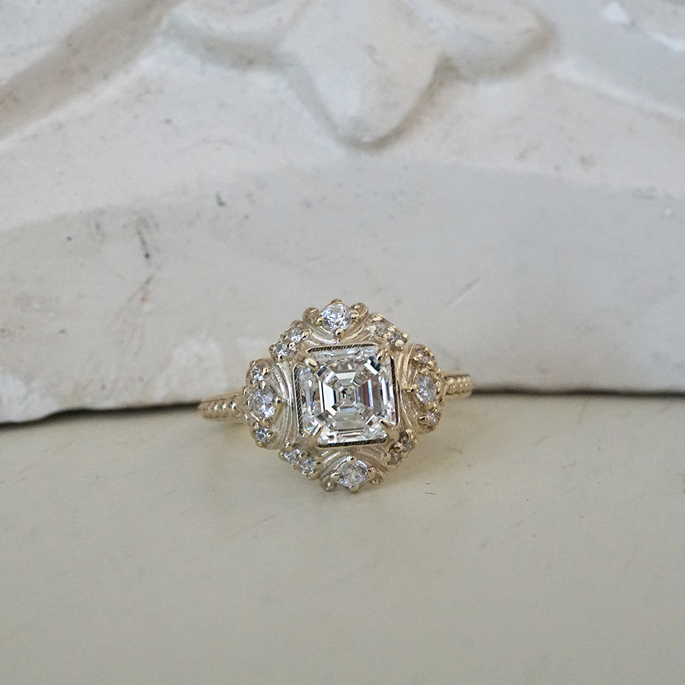 One Of A Kind: Internal Flawless Diamond Lumina Ring in 14K and 18K Gold, 1ct