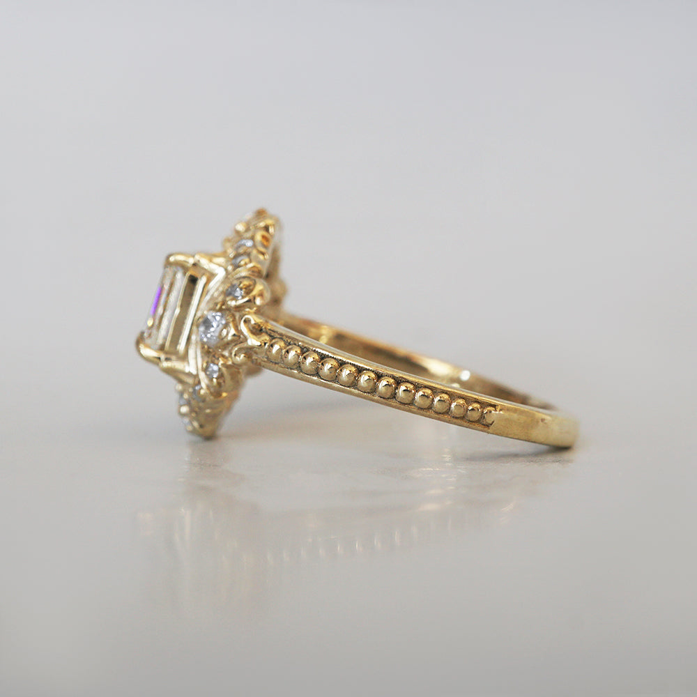One Of A Kind: Internal Flawless Diamond Lumina Ring in 14K and 18K Gold, 1ct