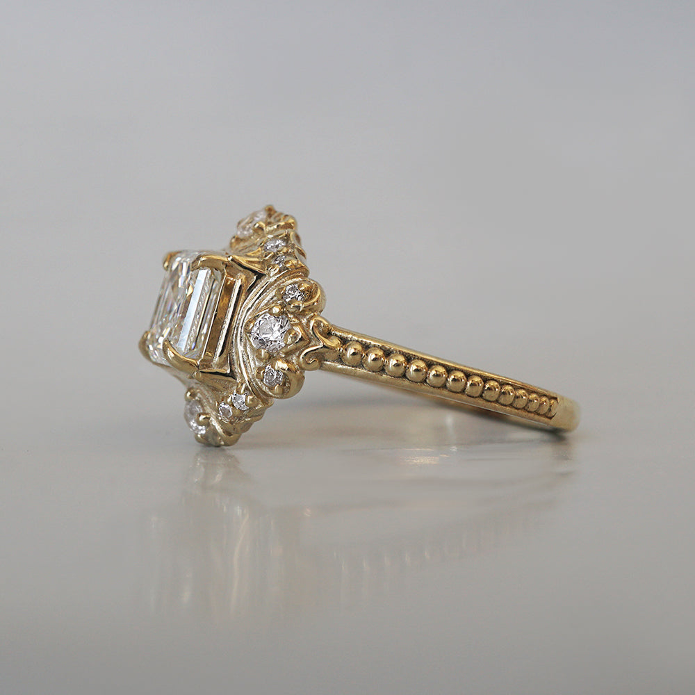 One Of A Kind: Internal Flawless Diamond Lumina Ring in 14K and 18K Gold, 1ct
