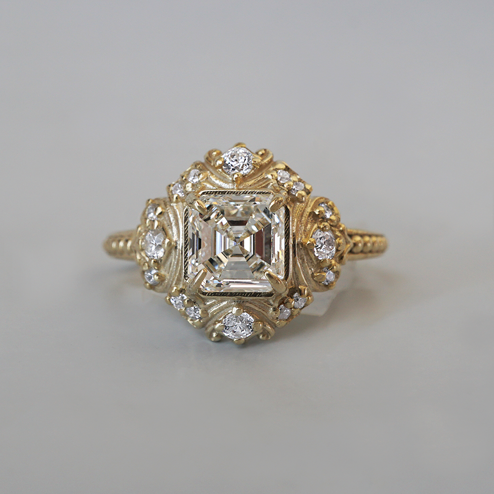 One Of A Kind: Internal Flawless Diamond Lumina Ring in 14K and 18K Gold, 1ct