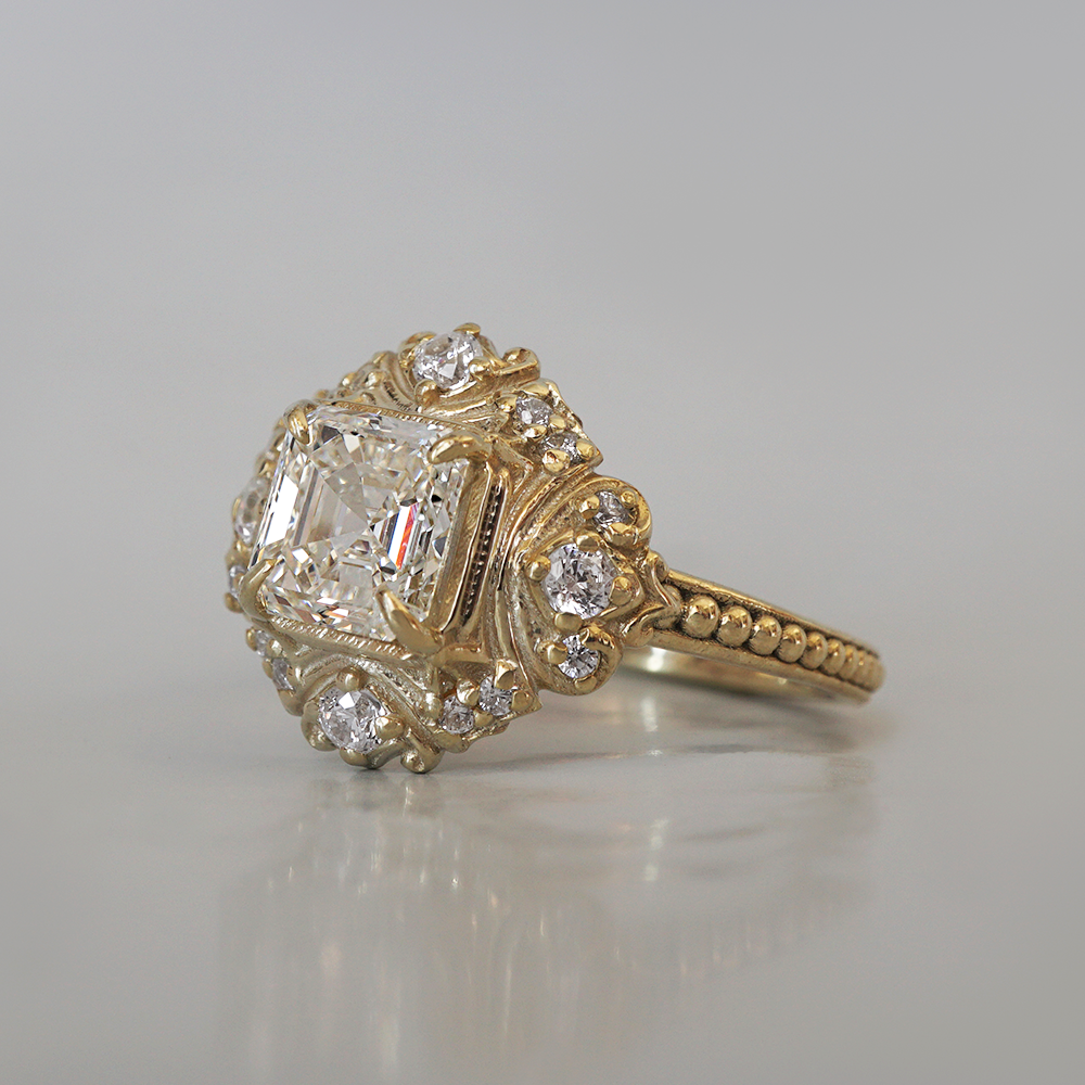 One Of A Kind: Internal Flawless Diamond Lumina Ring in 14K and 18K Gold, 1ct
