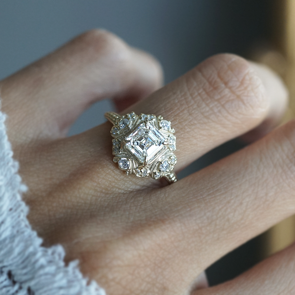 One Of A Kind: Internal Flawless Diamond Lumina Ring in 14K and 18K Gold, 1ct