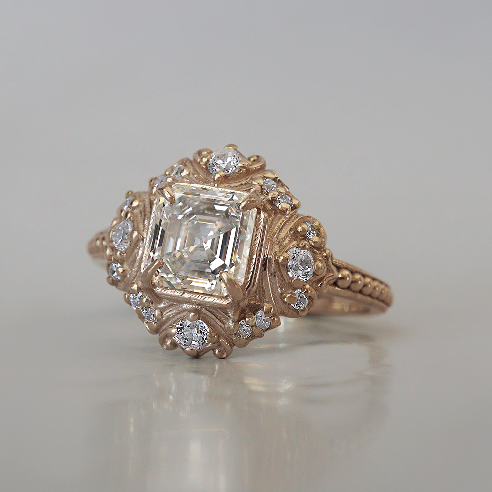 One Of A Kind: Internal Flawless Diamond Lumina Ring in 14K and 18K Gold, 1ct