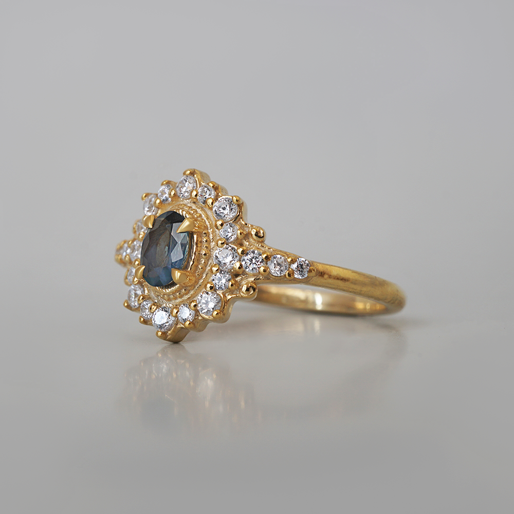 Limited Edition: Blue Hour Alexandrite Ring in 14K and 18K Gold