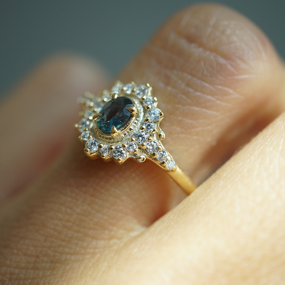 Limited Edition: Blue Hour Alexandrite Ring in 14K and 18K Gold