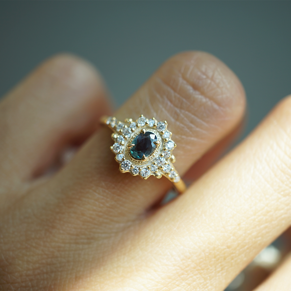 Limited Edition: Blue Hour Alexandrite Ring in 14K and 18K Gold