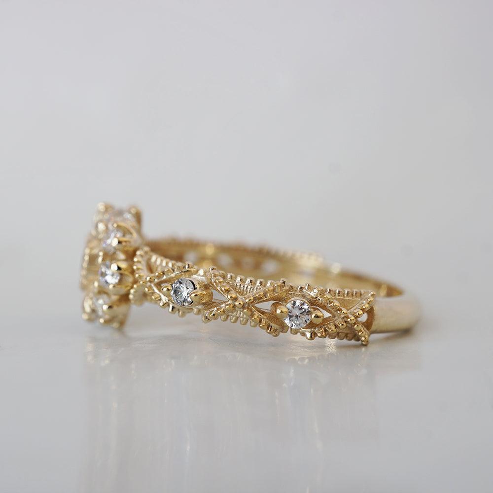 Stella Diamond Ring in 14K and 18K Gold