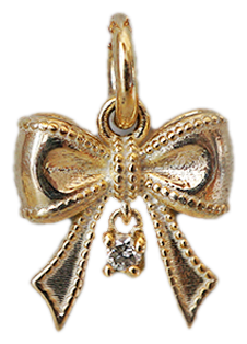 The Bow ribbon charm