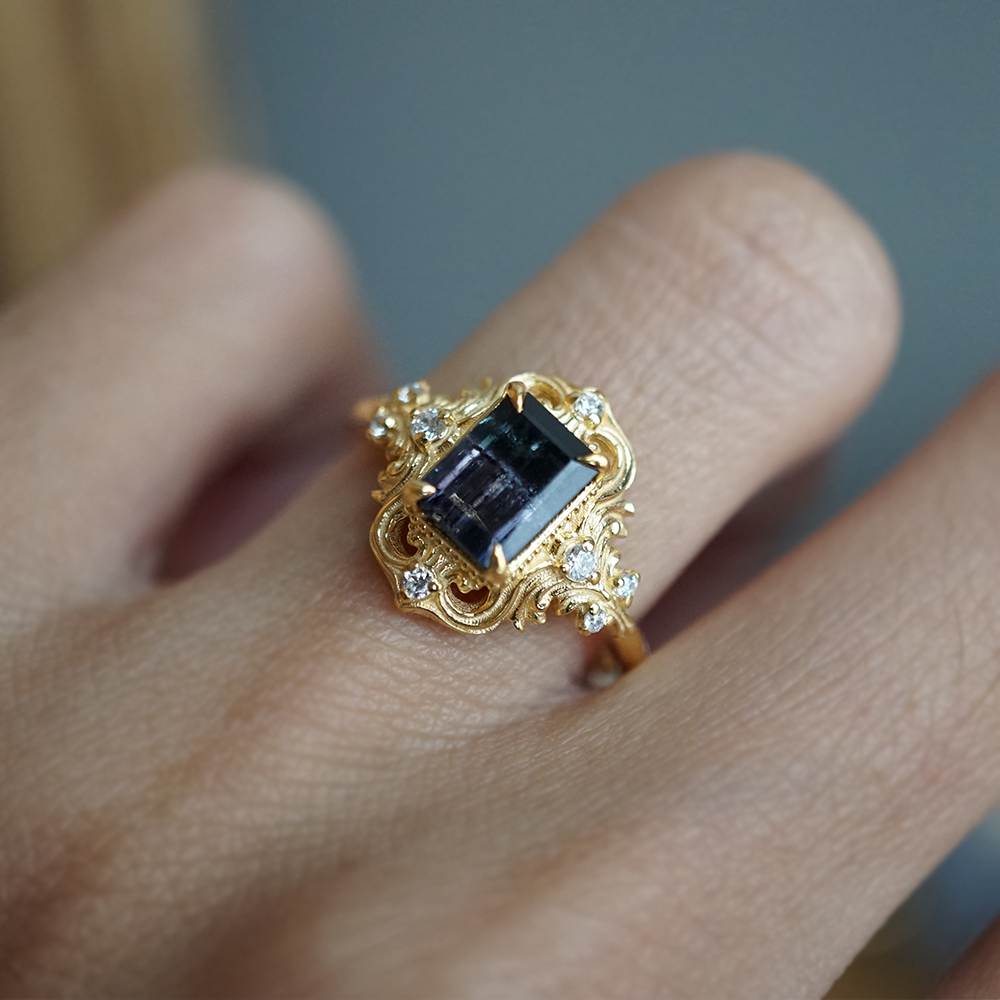 One Of A Kind: Maison du Soir Ring in 14K and 18K Gold