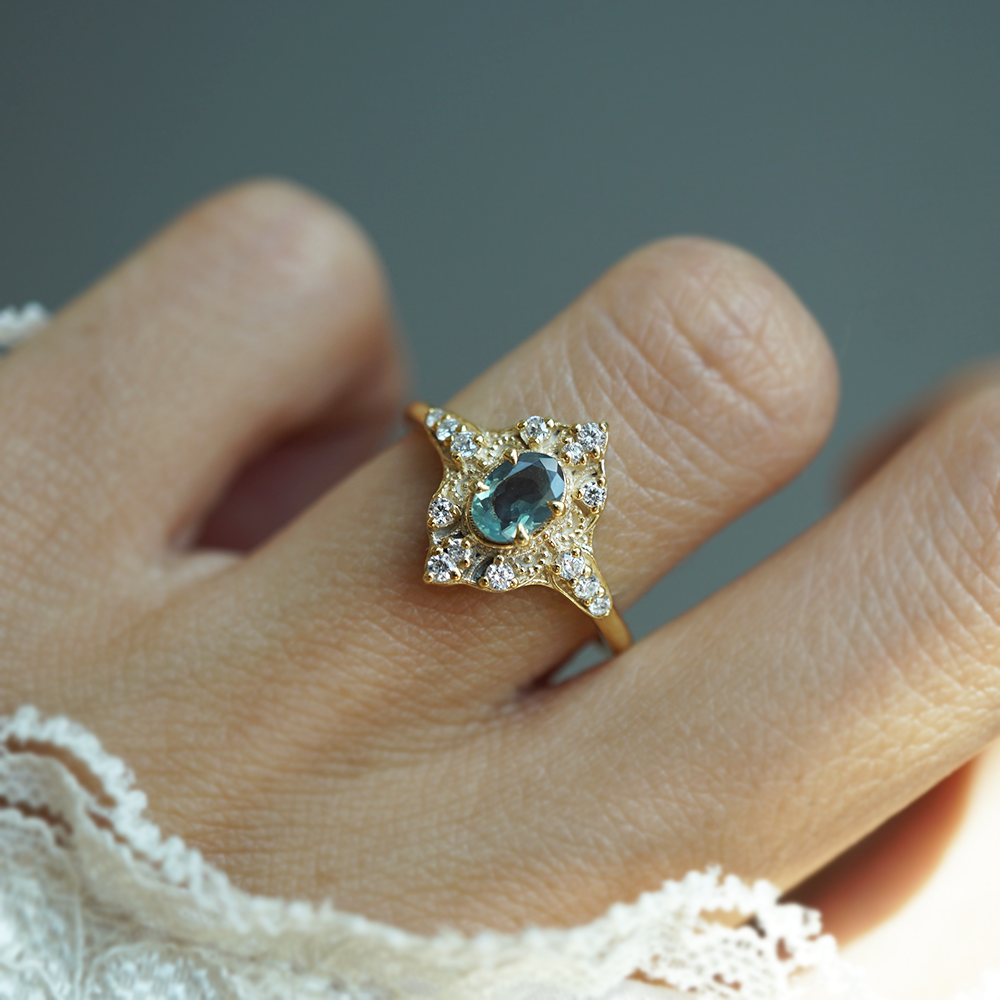 Limited Edition: Midnight Star Alexandrite Ring in 14K and 18K Gold