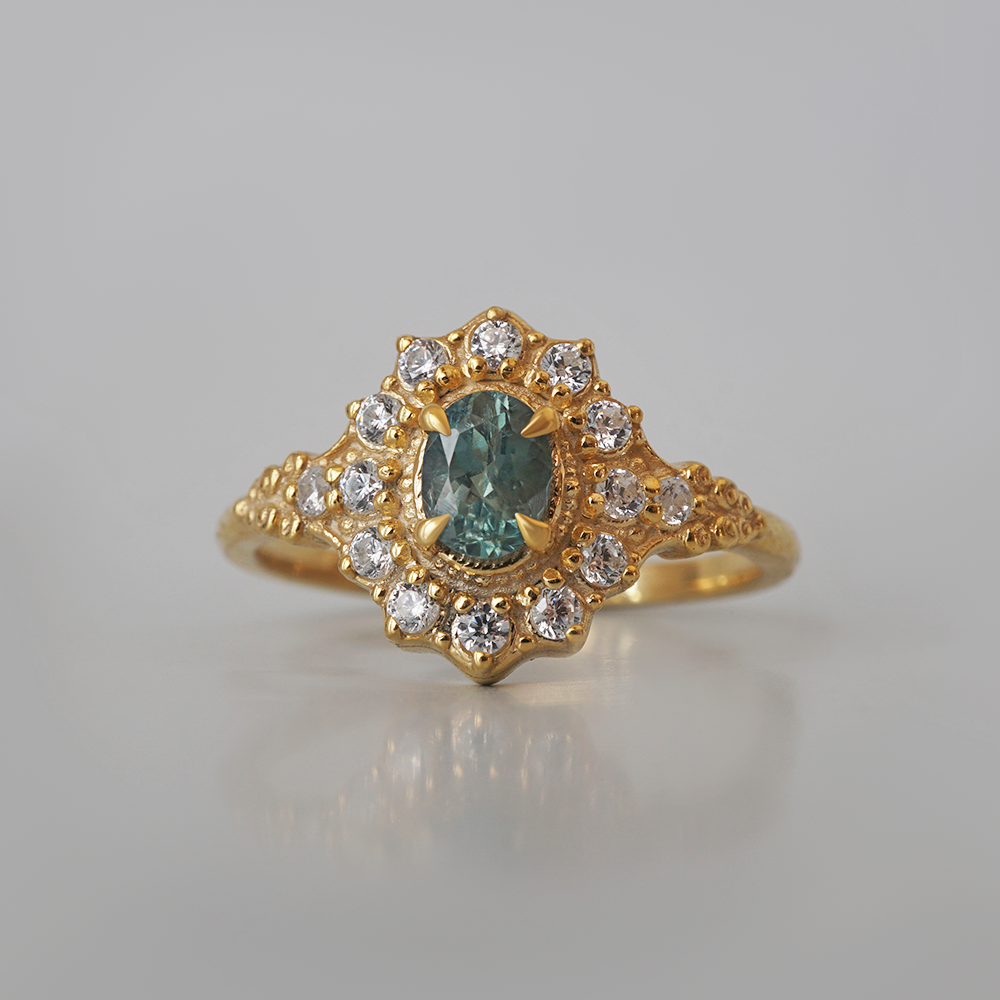 Limited Edition: Moonlit Tide Alexandrite Ring in 14K and 18K Gold