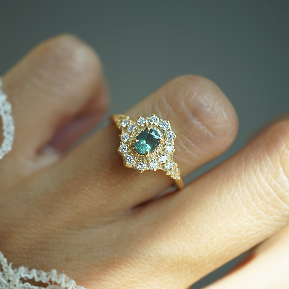 Limited Edition: Moonlit Tide Alexandrite Ring in 14K and 18K Gold