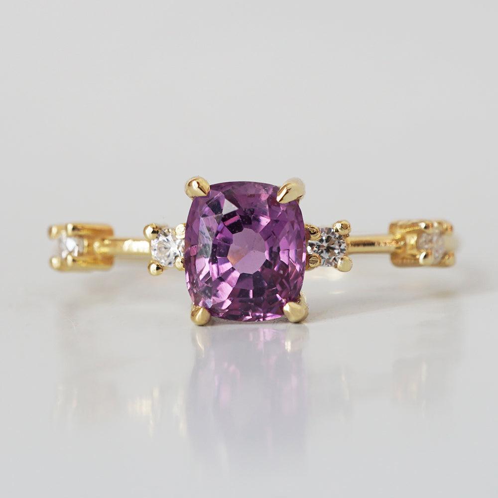 One Of A Kind: Violet Sapphire Ring
