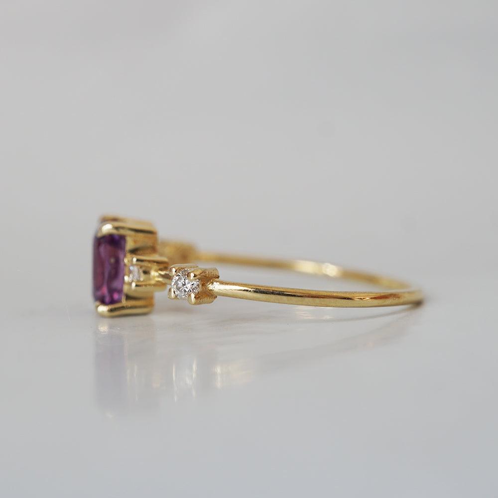 One Of A Kind: Violet Sapphire Ring - Tippy Taste Jewelry