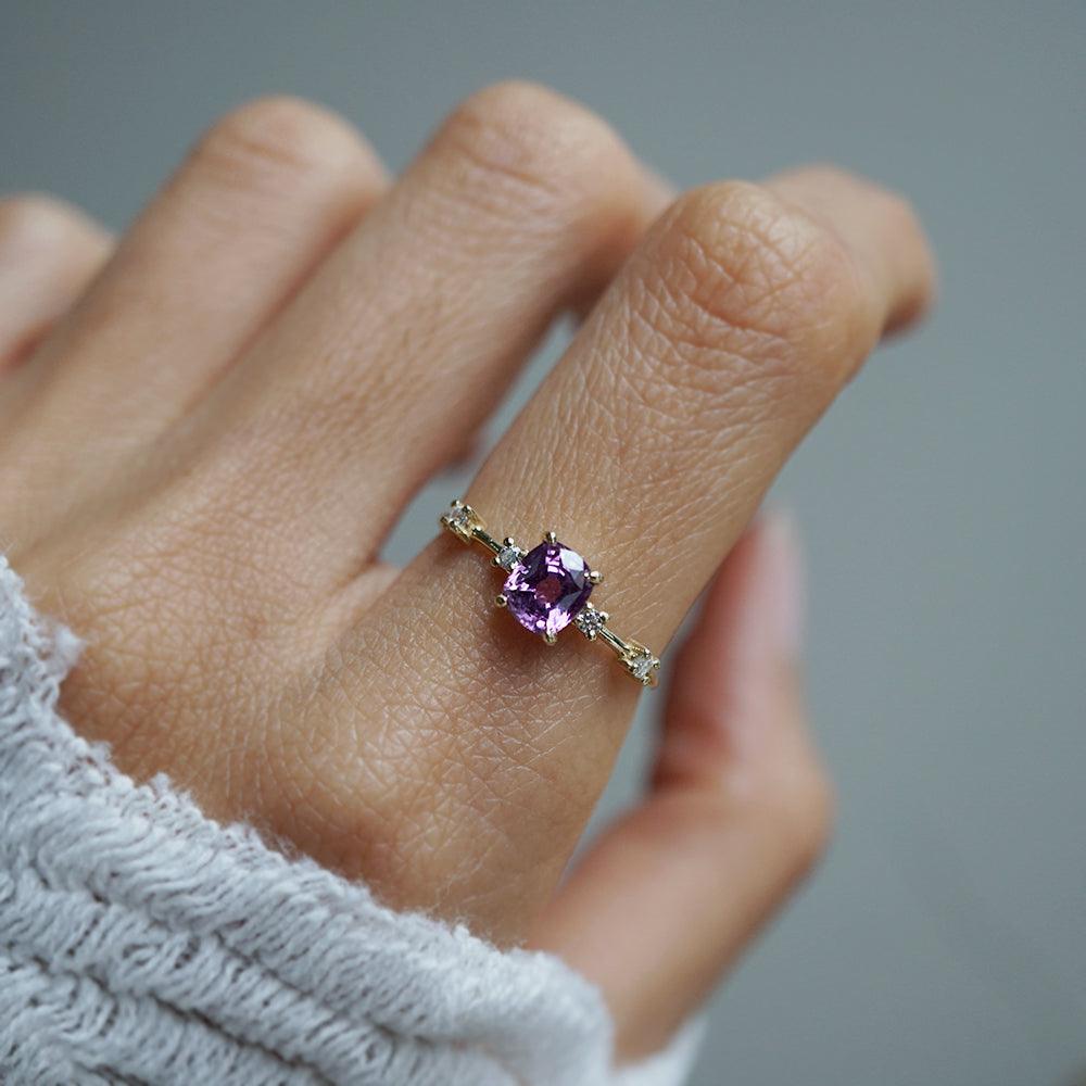 One Of A Kind: Violet Sapphire Ring