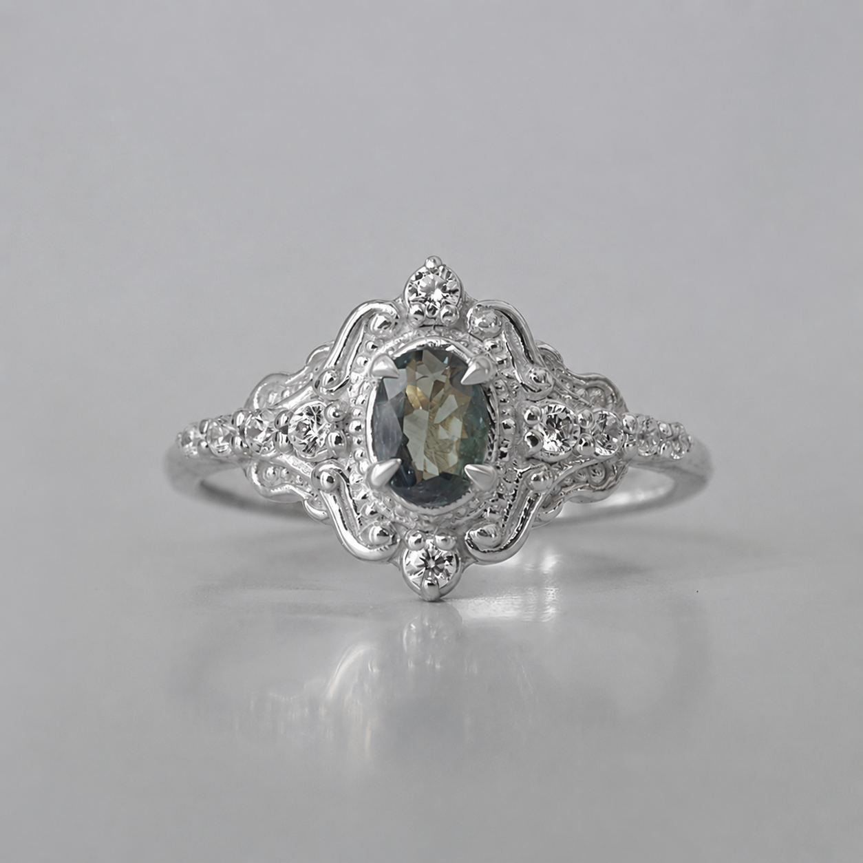 Limited Edition: Quiet Hour Alexandrite Ring in 14K and 18K Gold
