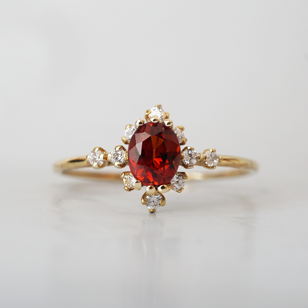 Limited Edition: Oval Red Spinel Darling Ring