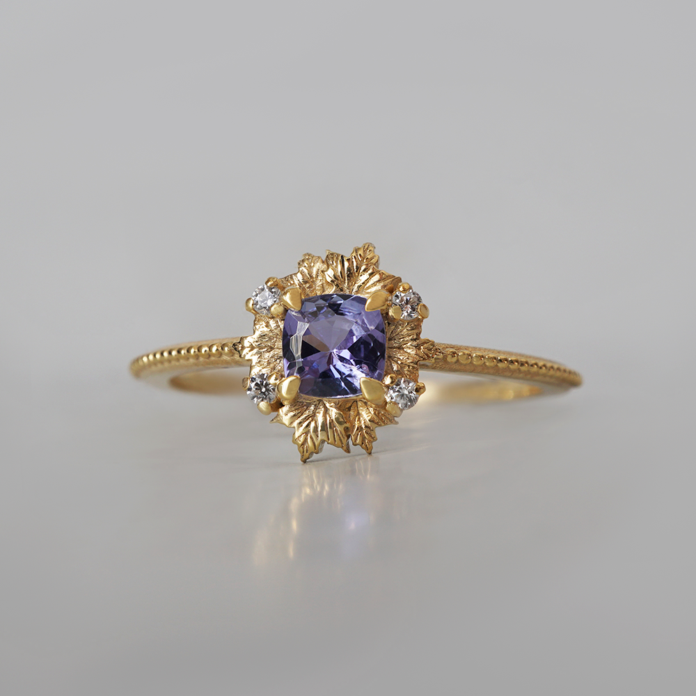 Twilight Lullaby Tanzanite Ring in 14K and 18K Gold