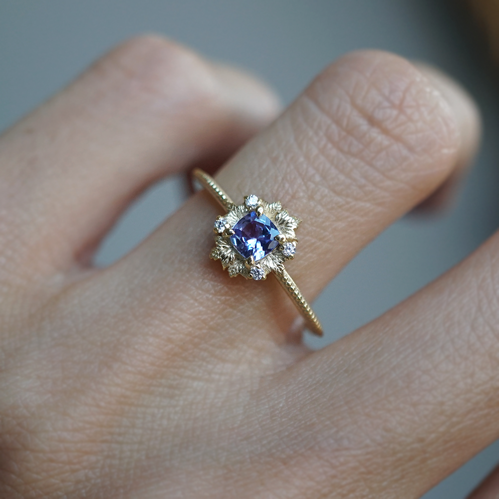 Twilight Lullaby Tanzanite Ring in 14K and 18K Gold