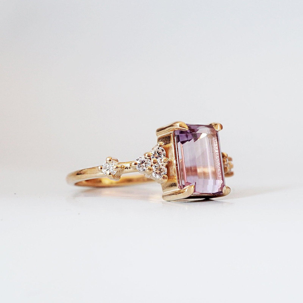 Amethyst Lavender Ring Set