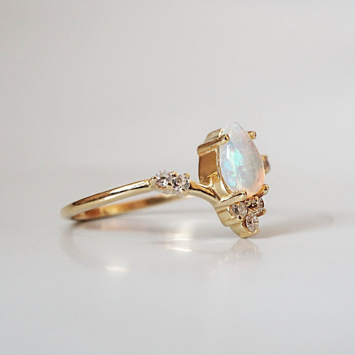 Opal Blossom Ring - Tippy Taste Jewelry