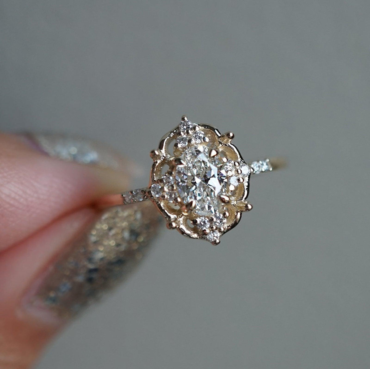 Cosmic Diamond Ring, 0.42ct - Tippy Taste Jewelry