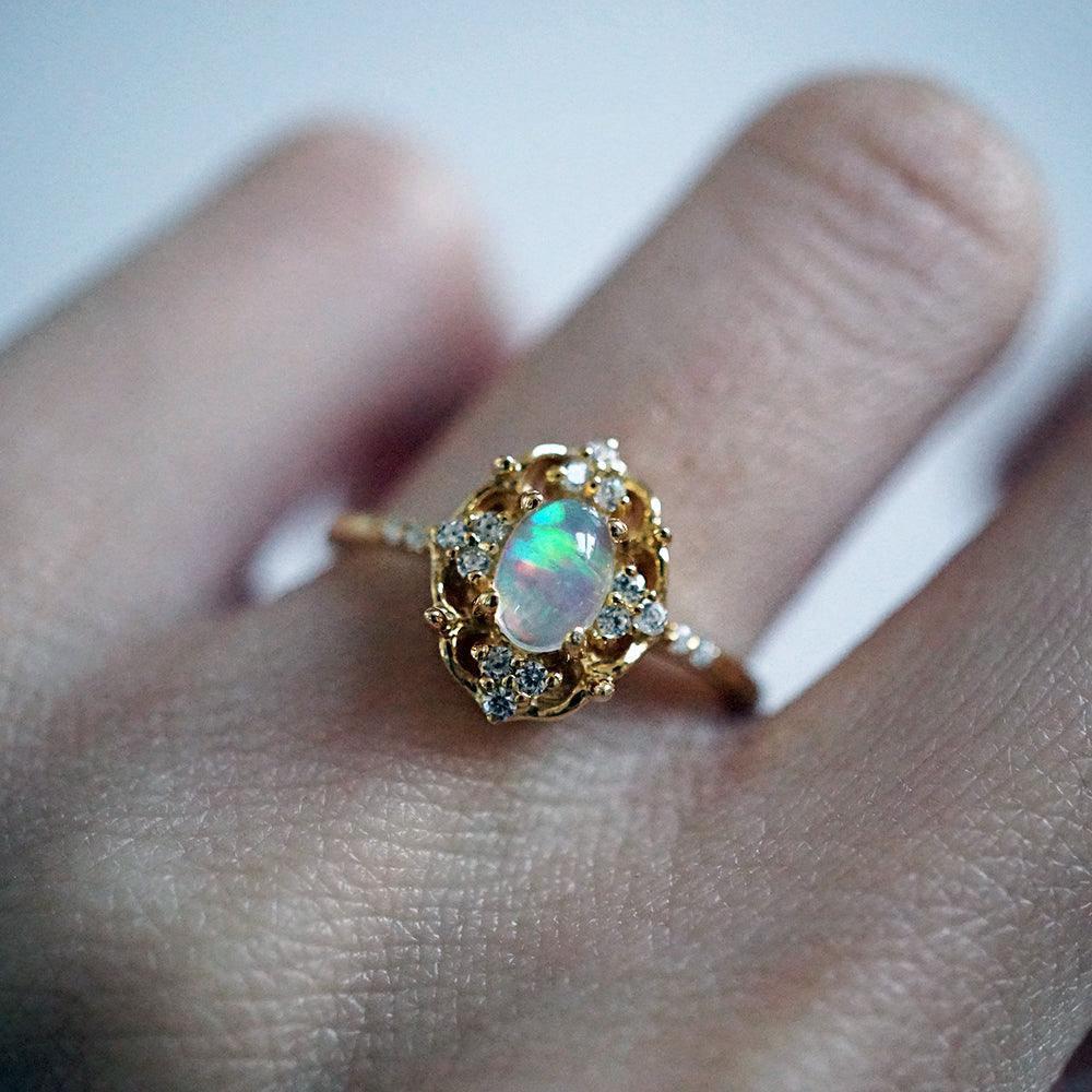 Cosmic Opal Ring - Tippy Taste Jewelry