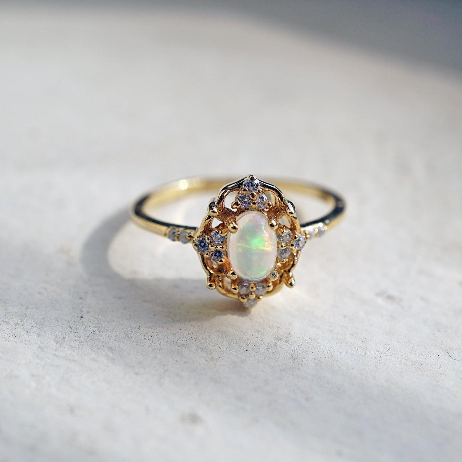 Cosmic Opal Ring - Tippy Taste Jewelry