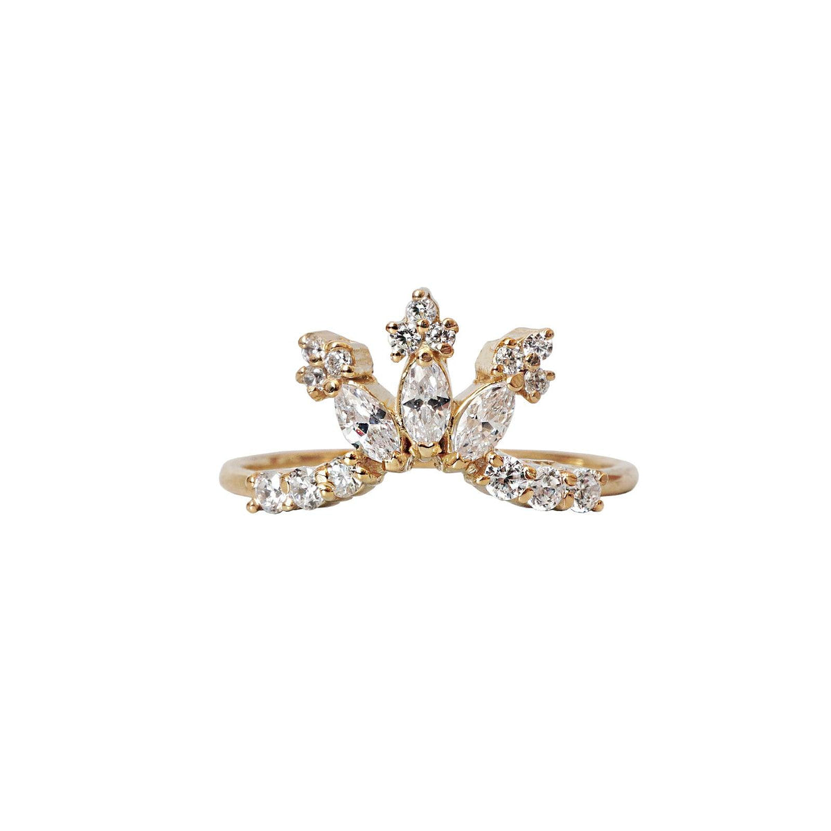 14K Château Marquise Ring