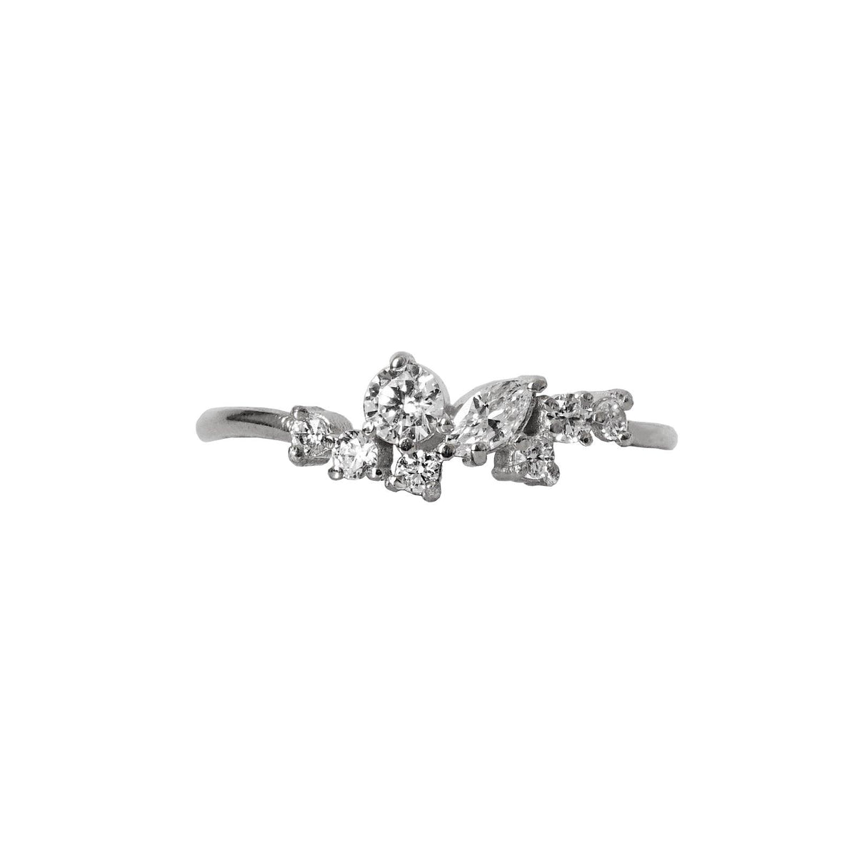 14K Pixie Cluster Ring - Tippy Taste Jewelry