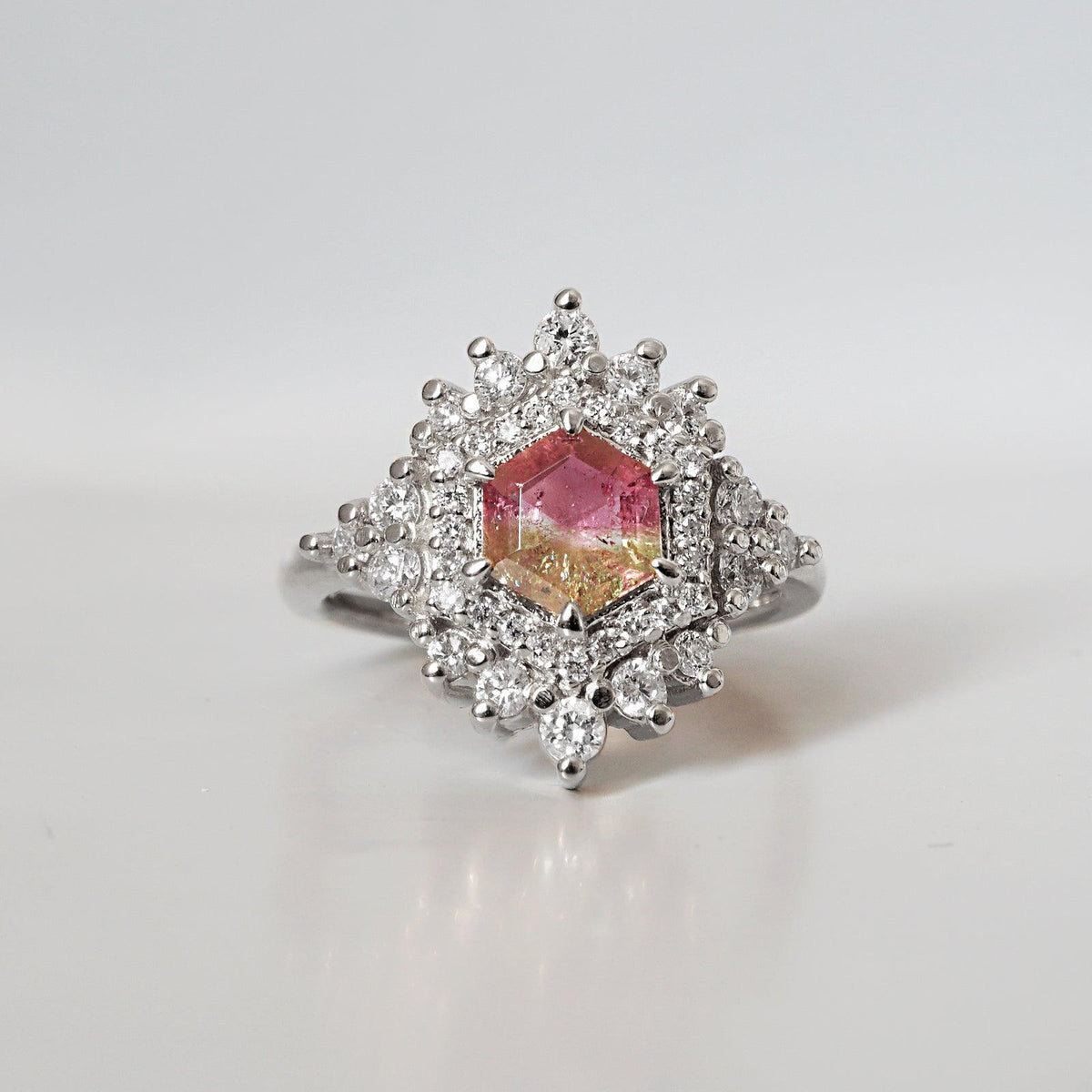 Tourmaline Diamond Palace Ring - Tippy Taste Jewelry
