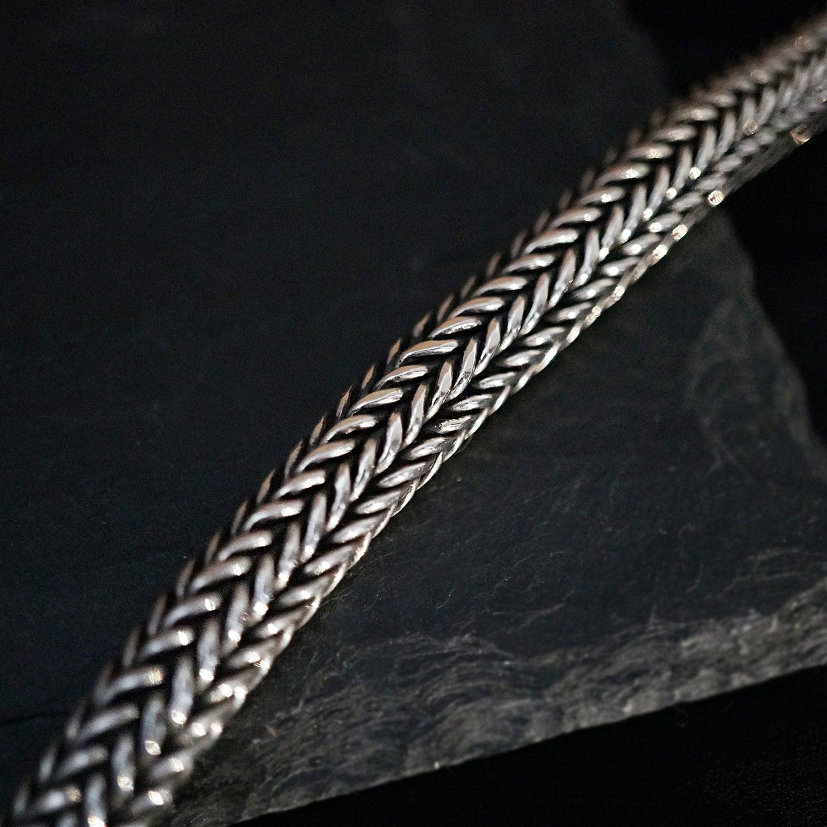 Woven Chain Bracelet in Silver - Tippy Taste Jewelry