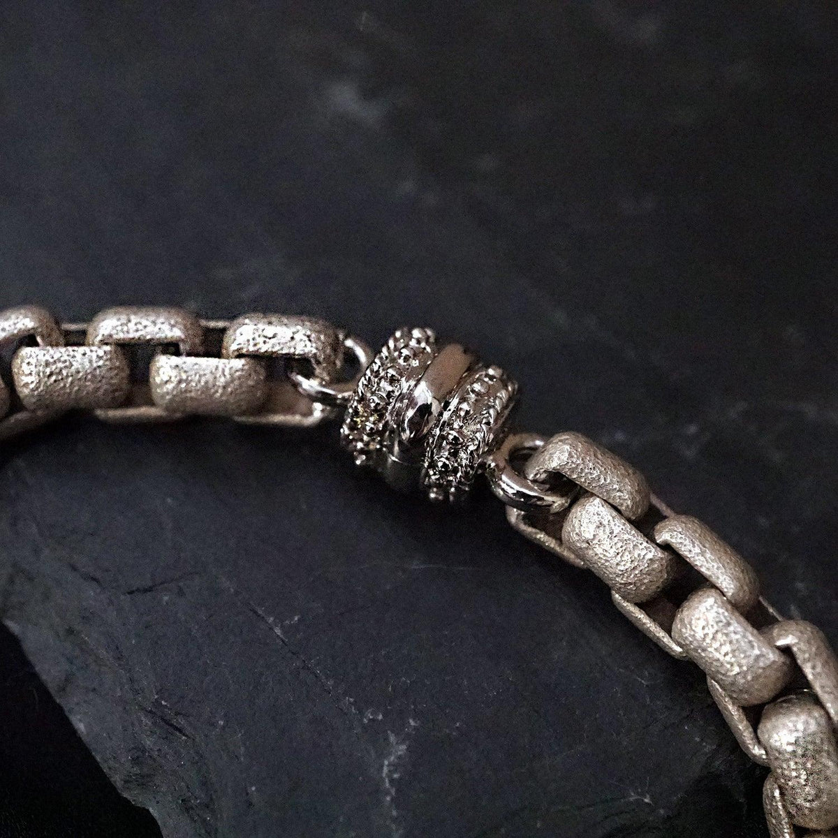 Double Box Chain Bracelet In Silver - Tippy Taste Jewelry