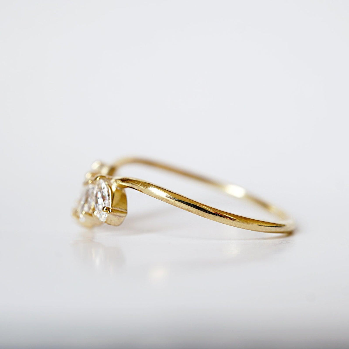 14K and 18K Neptune Marquise Ring