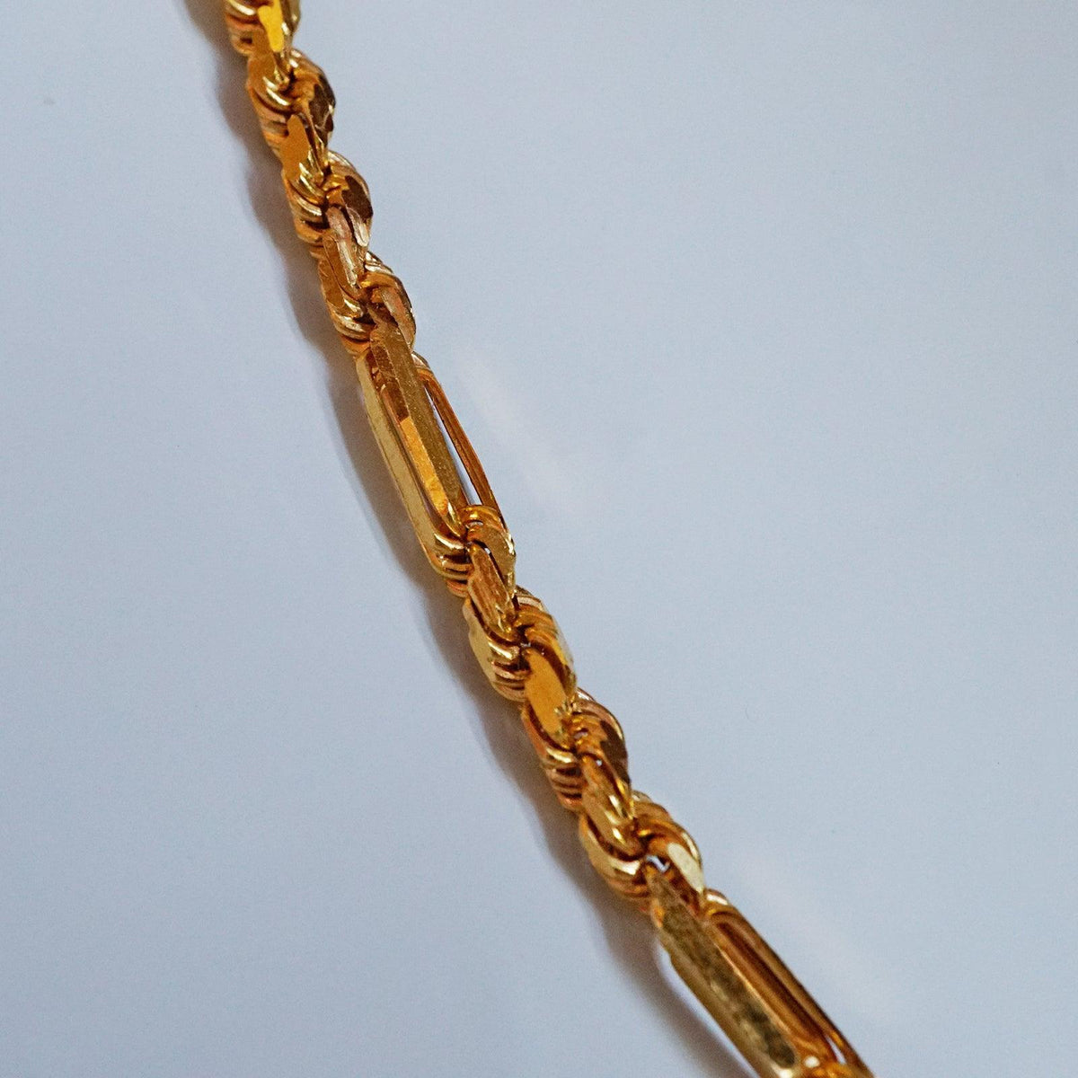 One Of A Kind: 22K Yellow Gold Curb Chain, 24"
