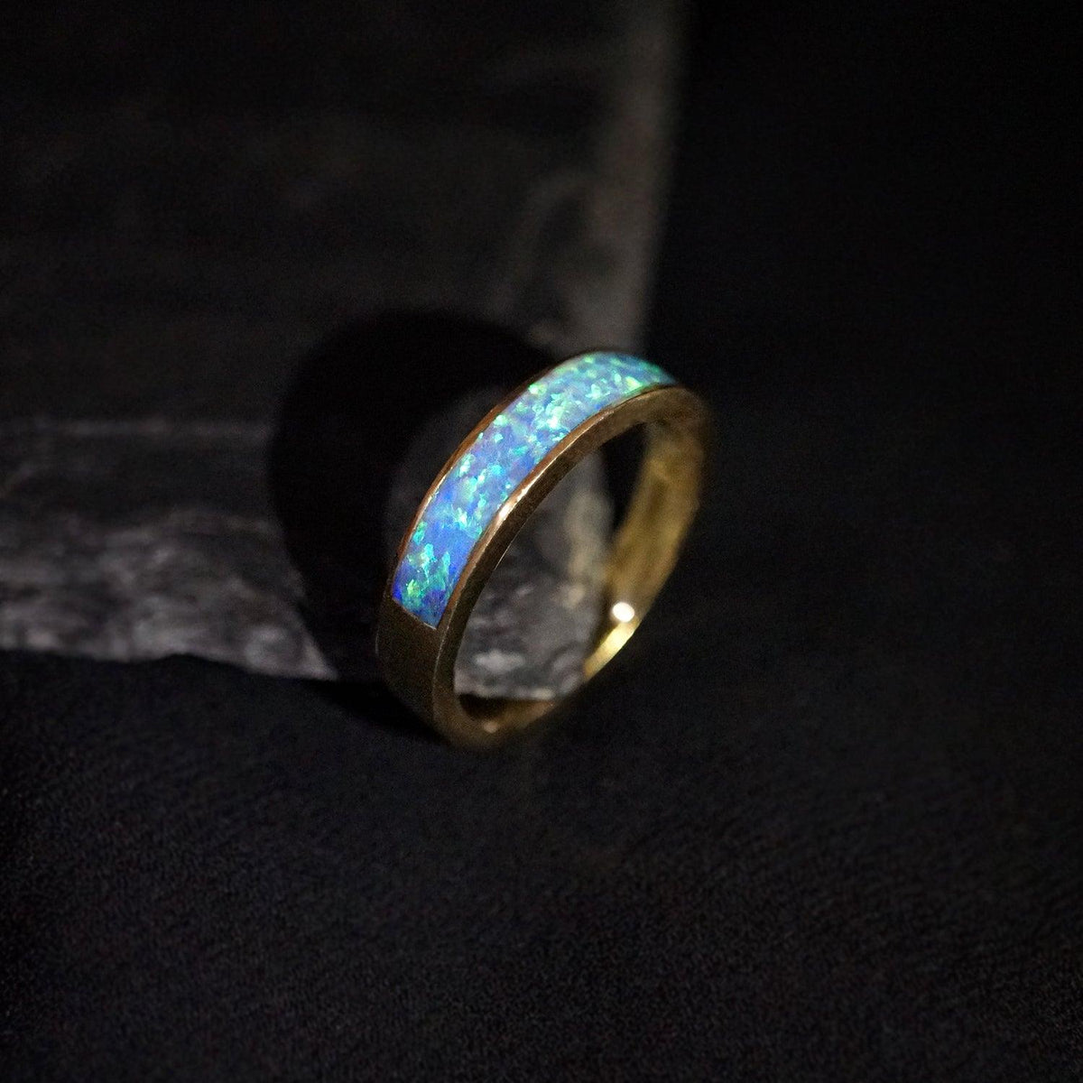 Opal Ring Band, 3.5mm - Tippy Taste Jewelry