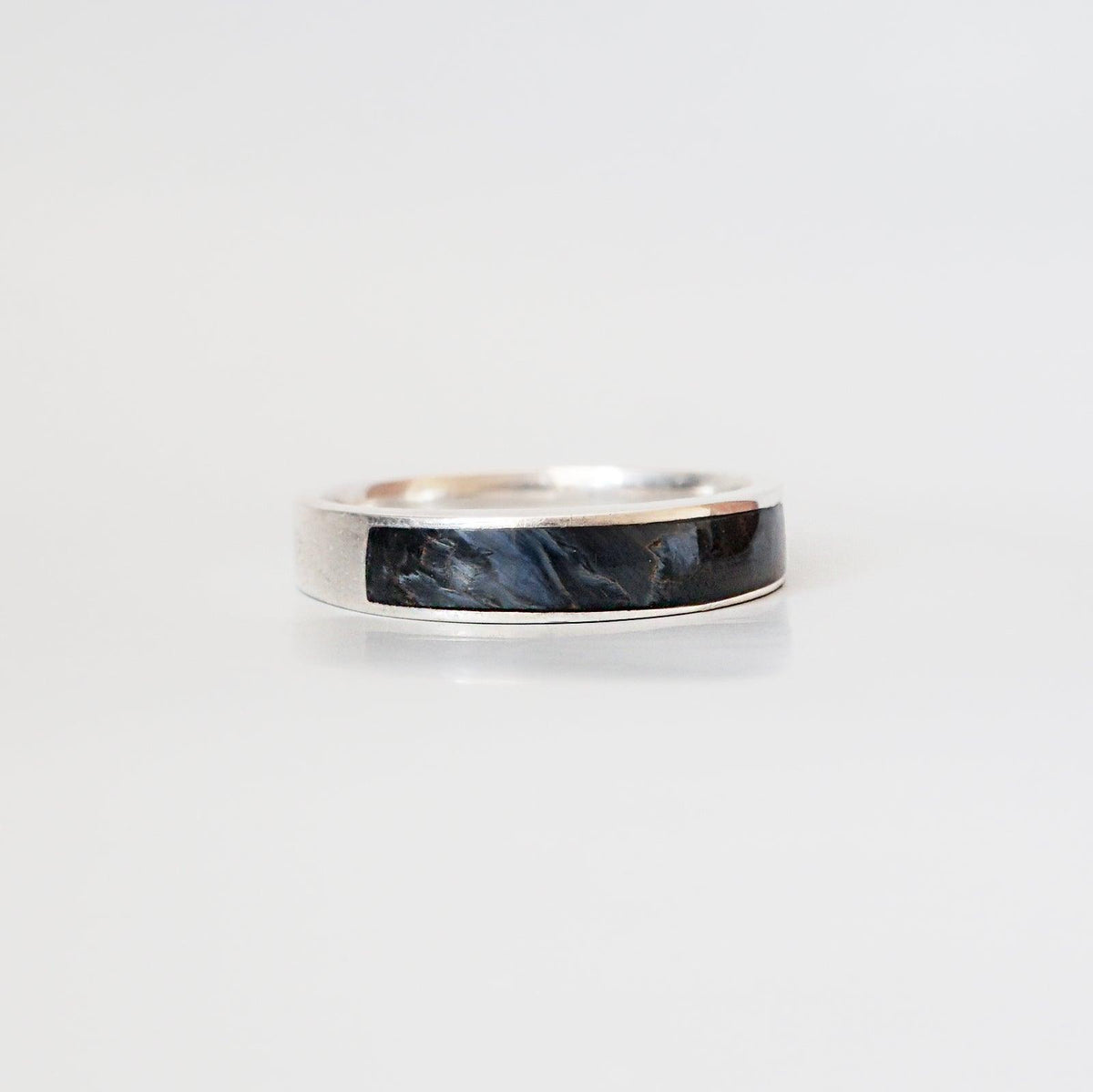 Pietersite Ring Band, 3.5mm - Tippy Taste Jewelry