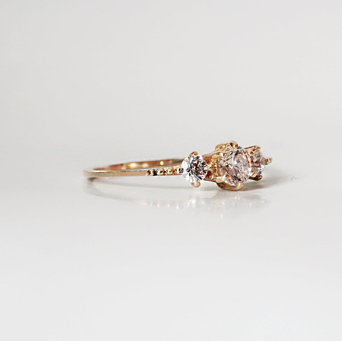 14K Tiara Diamond Ring - Tippy Taste Jewelry