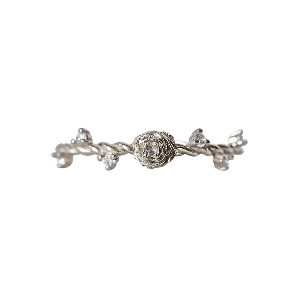14K Mini Rose Twisted Ring - Tippy Taste Jewelry