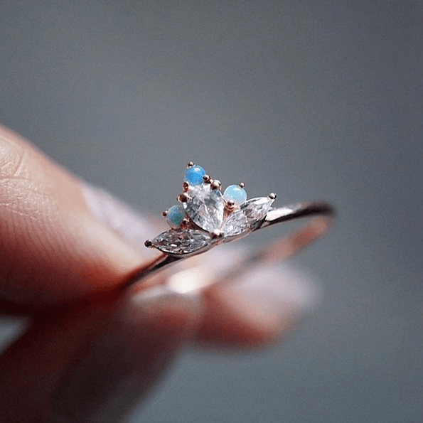 Lotus 2025 opal ring