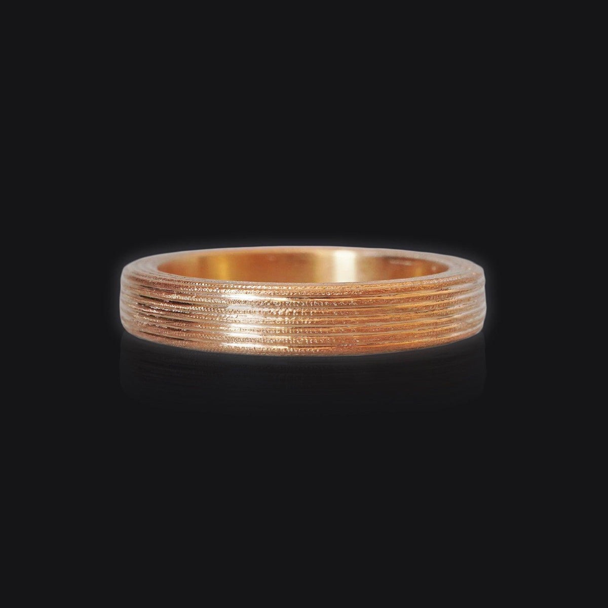 Classic Ring Band in Sterling Silver, 14K and 18K Gold, 4mm
