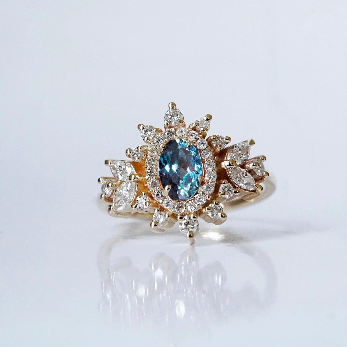 One Of A Kind: Coco Alexandrite Diamond Ring - Tippy Taste Jewelry