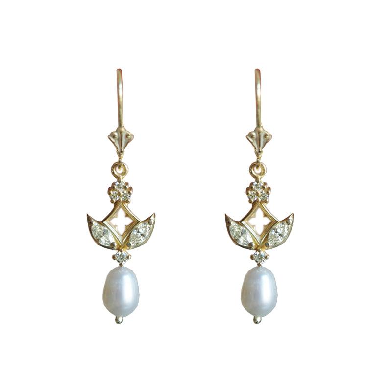 Midnight Dream Pearl Earrings - Tippy Taste Jewelry