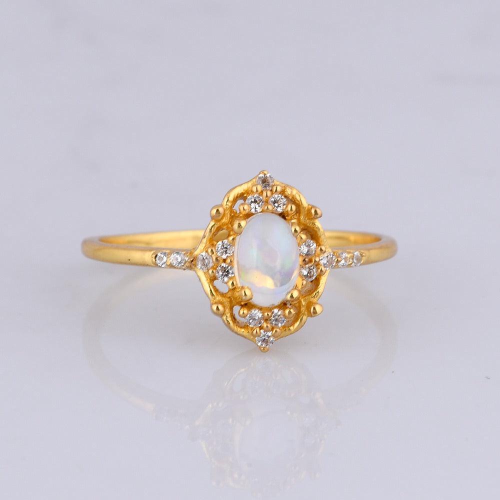 Cosmic Opal Ring - Tippy Taste Jewelry
